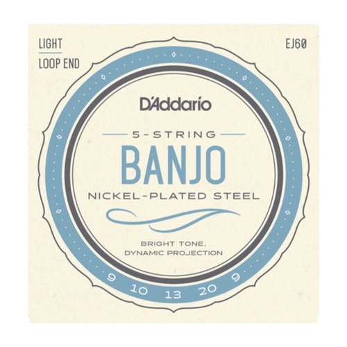 Addario banjo strings nickel - d'addario,