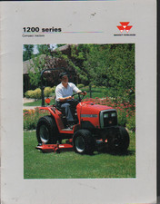 Massey Ferguson "1200 Series" Lawn and Garden Compact Tractors Brochure Leaflet