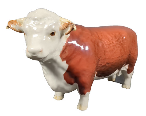 Beswick hereford bull - bull, champion