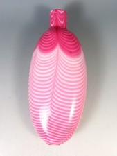 ANTIQUE VICTORIAN NAILSEA GLASS FLASK