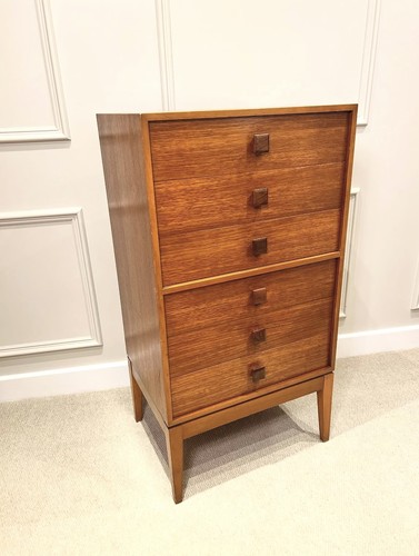 Mid century teak tallboy - mid,