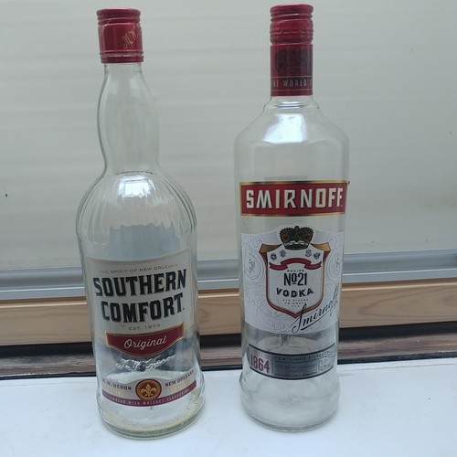 2х 1000ml empty smirnoff - /, 1l