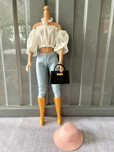 Barbie doll 6pc outfit top - barbie,