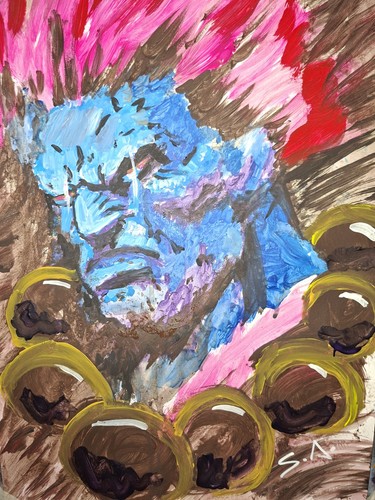 Abstract street fighter akuma - street,
