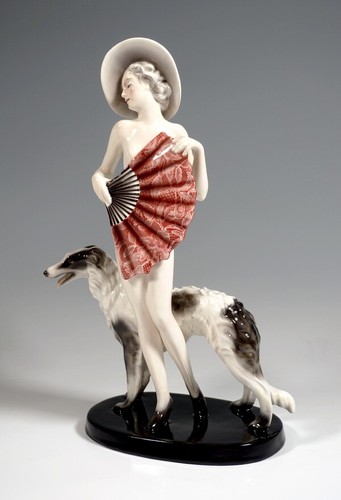 Goldscheider figure lady nude - figure,