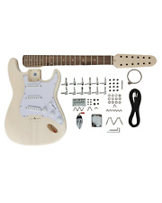 Haze ST1012SDIY Solid Basswood 12-String Electric Guitar DIY Kit, No-Soldering
