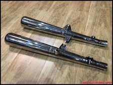 HONDA CYB72 CYB77 CB77 CB72 EXHAUST MUFFLER Megaphones stainless steel  1 PAIR