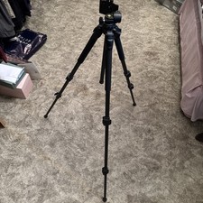 Jessops Major Carbon Fibre Tripod with Manfrotto 701HDV Head and tripod case 