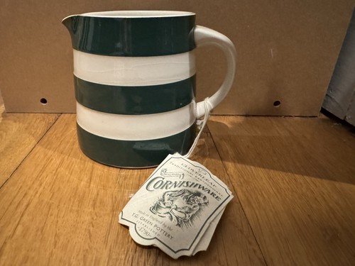 Green cornish jug - green,