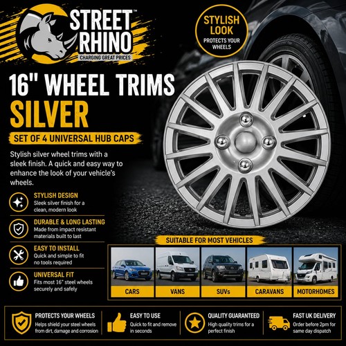 Wheel trims silver - silver, covers