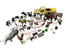 Large Lot of Schleich Farm