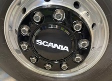 SCANIA wheel trim stickers x 4 *ANY COLOUR