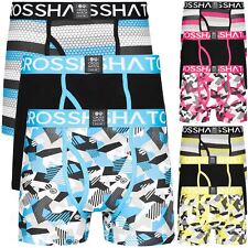 Crosshatch 3 Pack Boxer Shorts Mens Underwear Shorts Designer Set Boxers Trunks