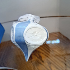 Wedgewood Christmas Ornament Blue Lustre With Crystals and Box 4''