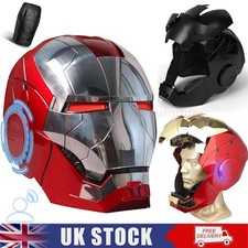 Autoking Iron Man Mk5 1:1 Helmet Wearable Voice Touch RC Mask Light-up Cosplay 