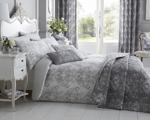 Toile jouy duvet cover - de,