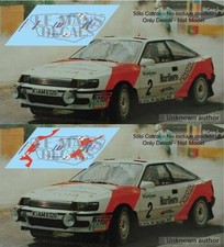 Decals Toyota Celica ST165