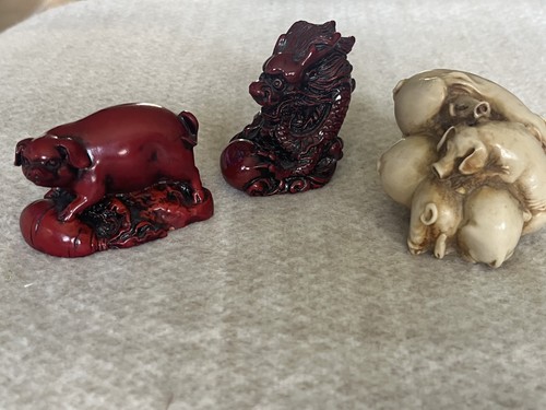 Japanese okimono netsuke style - japanese,