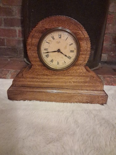 Antique mantle clock made - mantle,