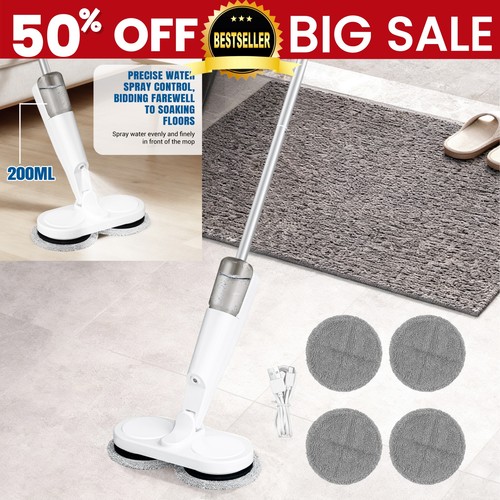 Cordless electric spin mop - electric,
