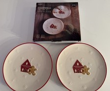 NEXT GINGERBREAD SET OF 2 SIDE PLATES
