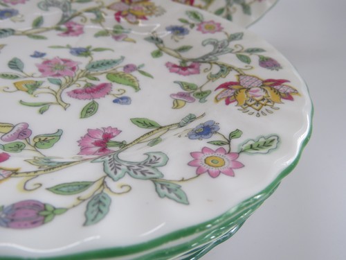 Three minton haddon hall side - minton,