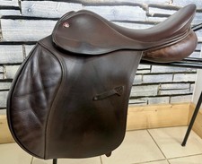 17” Wide Jeffries Falcon Hawk Event GP Saddle - Brown