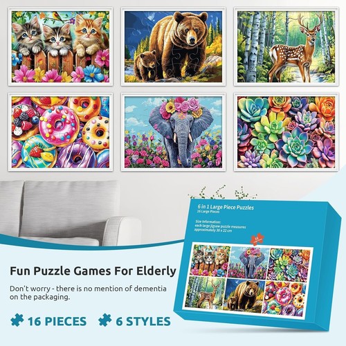 Packs large piece puzzle - 6,