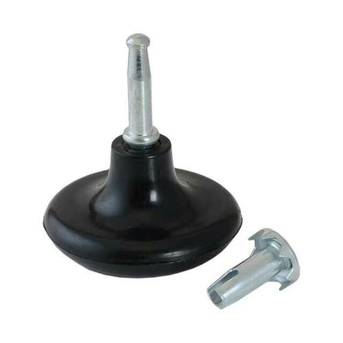 Black plastic metal - black,