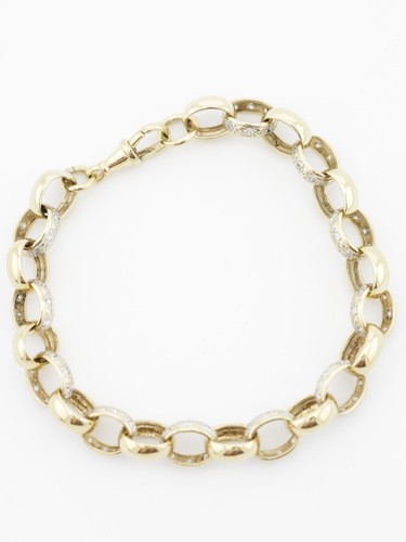 Heavy gold belcher bracelet - heavy,