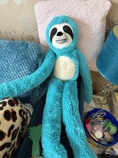 Smyths toys large blue sloth - smyths,