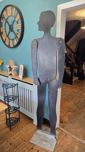 Vintage flat wooden mannequin - wooden, mannequin/