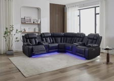 Zeus Leather Electric Recliner