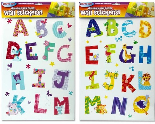 Abc wall stickers learning - wall,