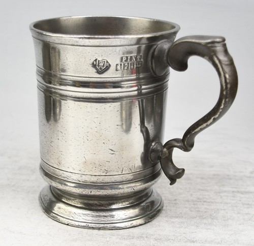 Superb antique pewter pint - superb,