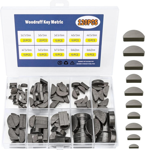 120pcs woodruff key - key, assortment