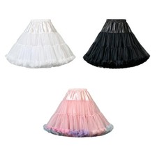 Petticoat Skirt Girls Tutu Underskirt for Cocktail Party Prom Bridal Dress