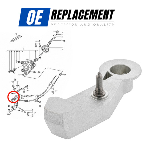 Gearshift lever gearbox - lever,