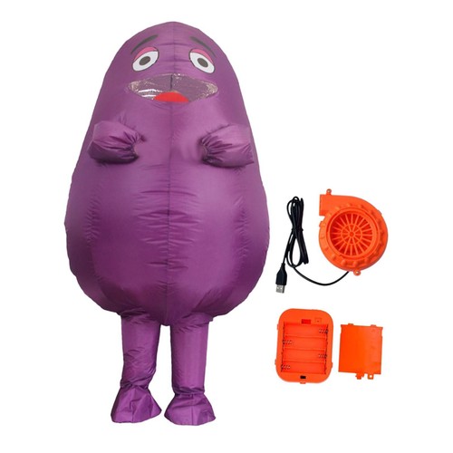 Inflatable grimace costume - inflatable,