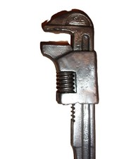 Vintage Snail Brand Adjustable Spanner Wrench F Type with Sump Key End Free Post