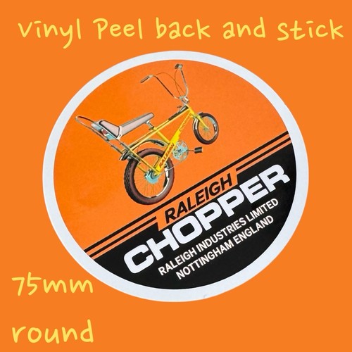 Raleigh chopper vinyl - raleigh, sticker