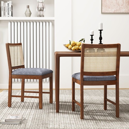 Set rattan dining chairs - rattan,