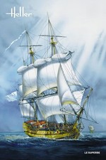 Heller 80895 1:150th scale Ship of the line Téméraire-class Le Superbe