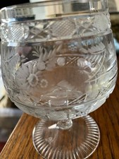 6 Cut Glass Meissen Brandy
