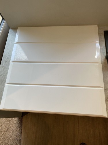 White gloss kitchen - kitchen, mfi
