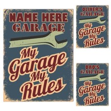 Personalised Plaque Metal Sign