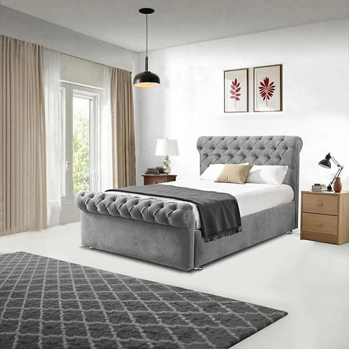 Chesterfield ottoman gas lift - ottoman,