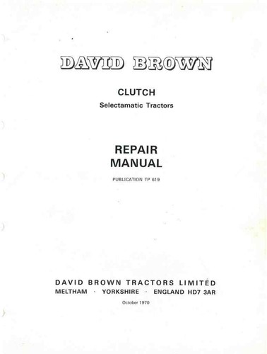 David brown engine - brown, ad3.30a