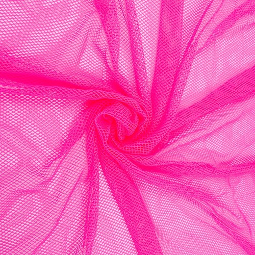 Bright pink fishnet airtex - bright,