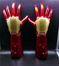 US Stock 1/1 Iron Man Laser Armor Arm LED Light Gloves Cosplay Prop Hand A Pair